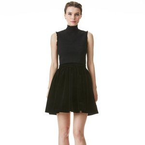 alice + olivia Barrett Smocked Mini Dress